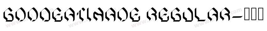 goodeatinaoe regular字体转换